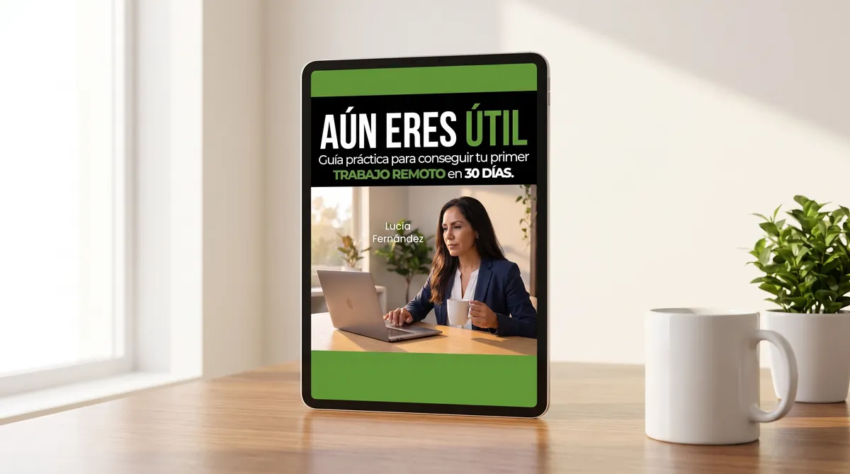 Ebook Aún Eres Útil abierto en una tablet